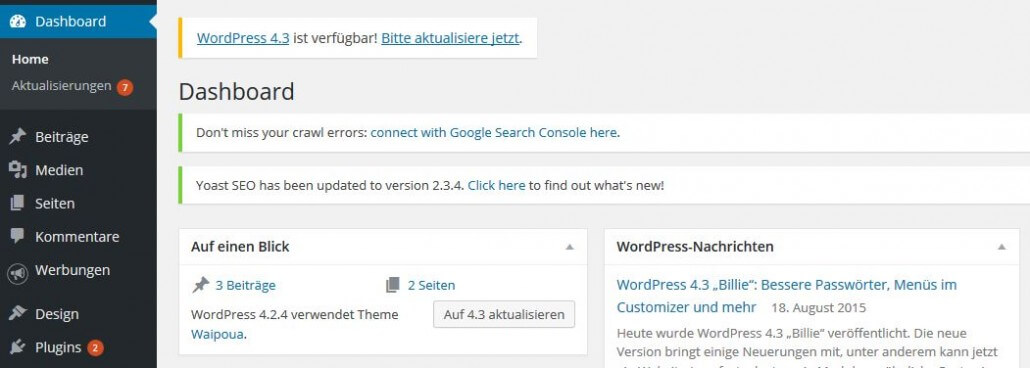 WordPress Updates 5 Gruende - sichtbar-im-netz